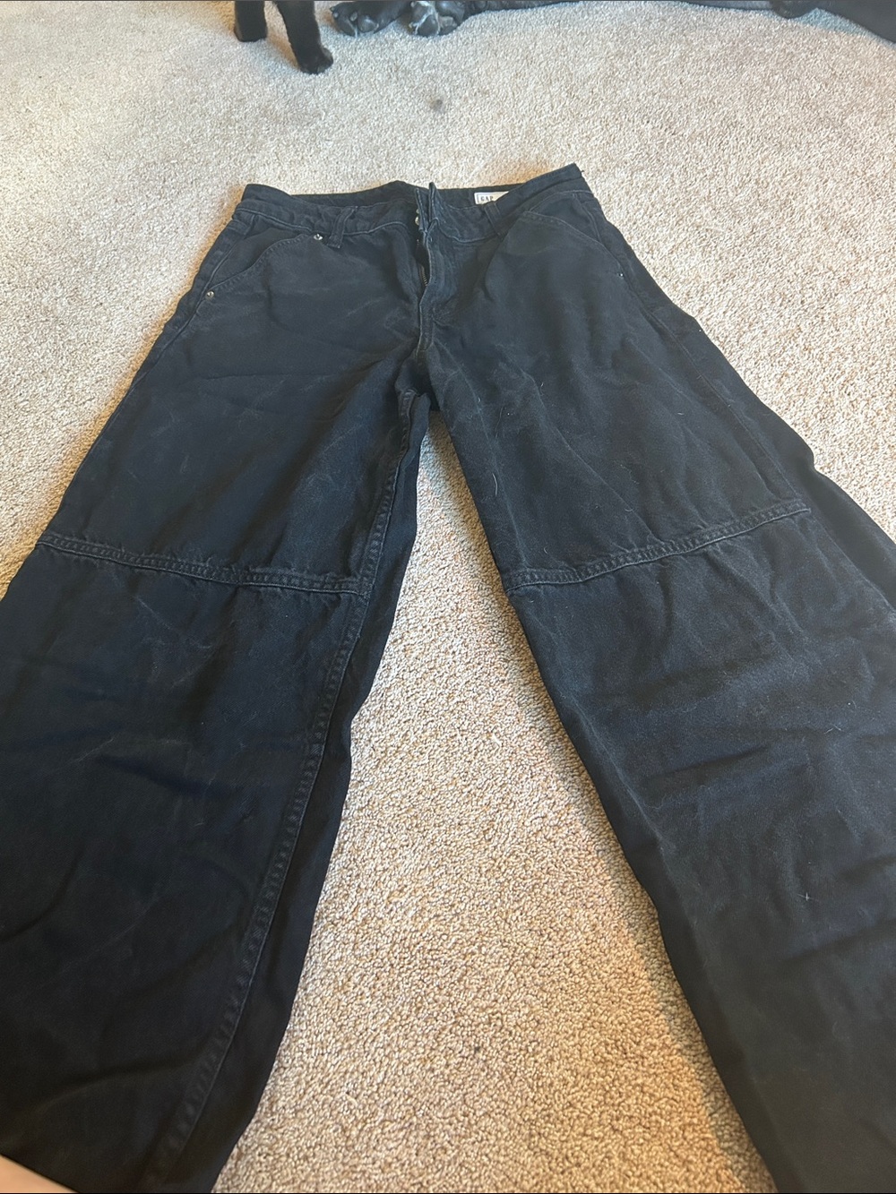 GAP Women's Wide Leg Jeans in Black